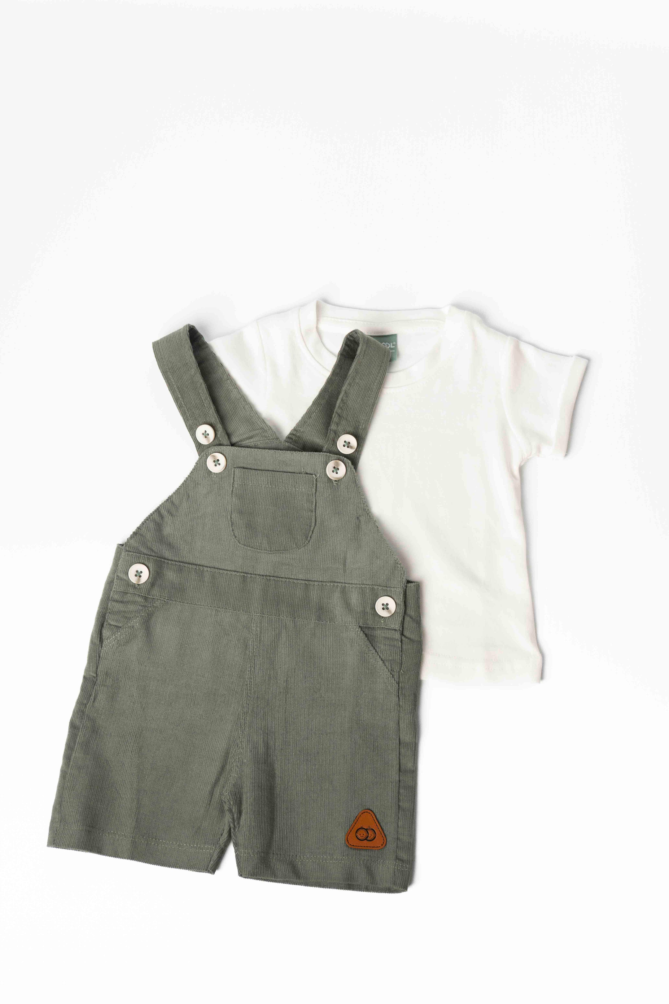 Green Coloured Baby Baba Suit