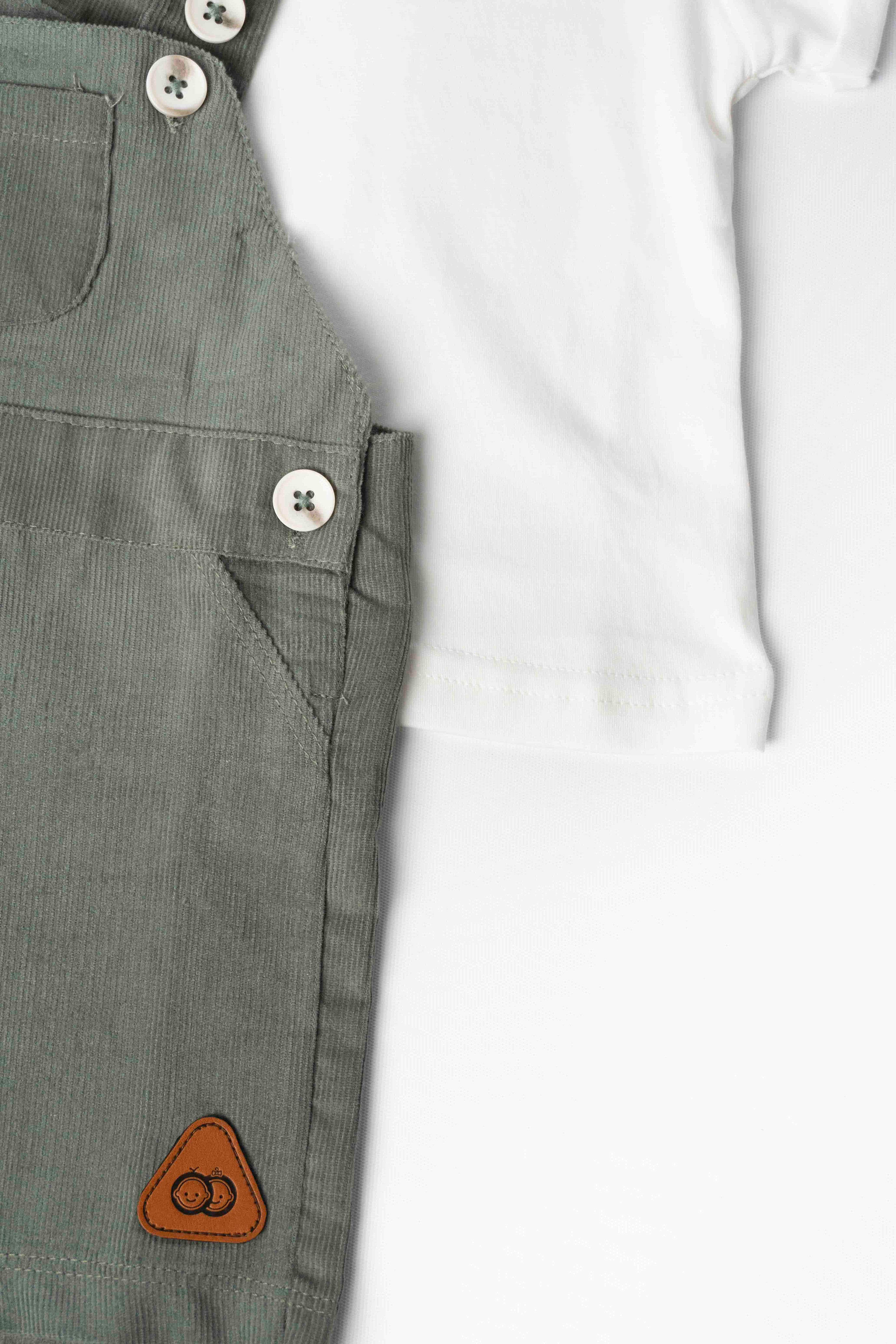 Green Coloured Baby Baba Suit