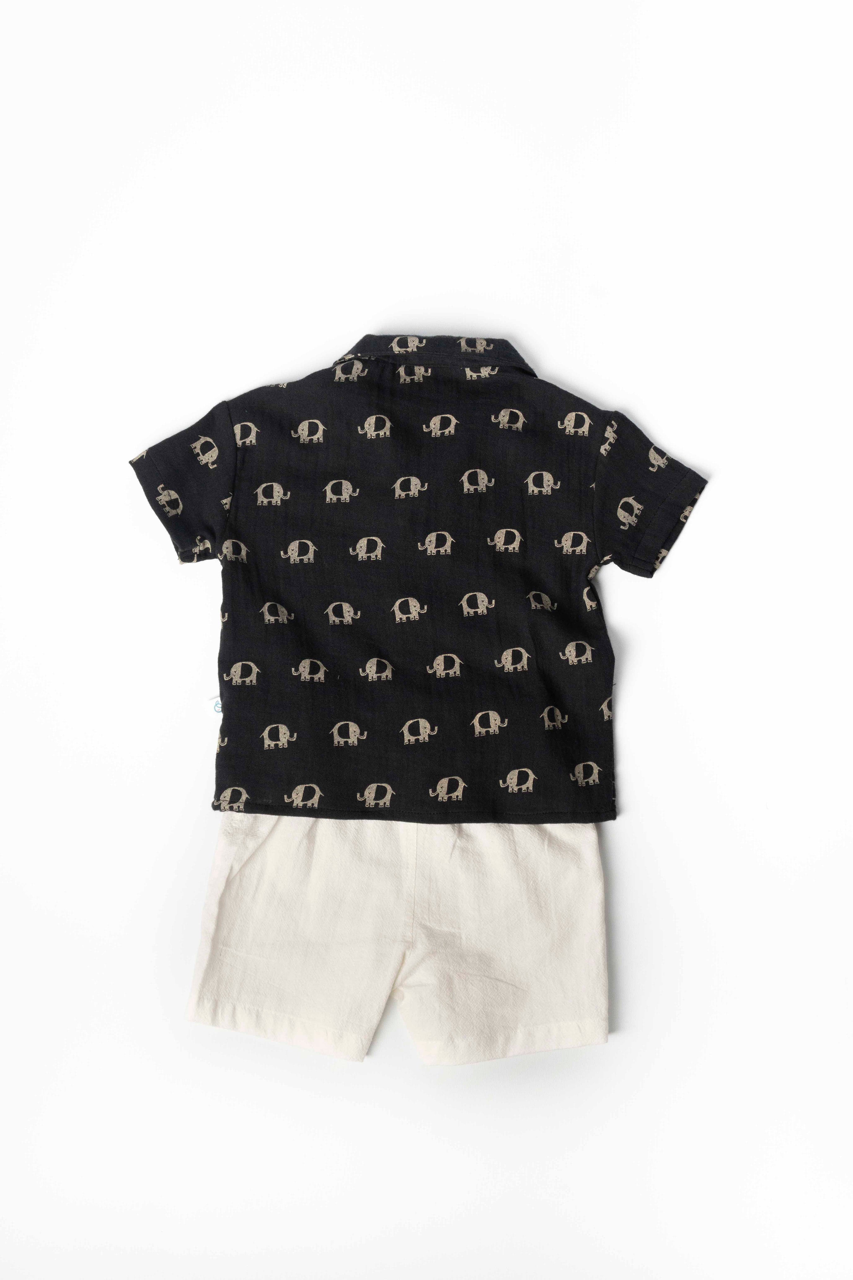 Funcle black shirt and trouser