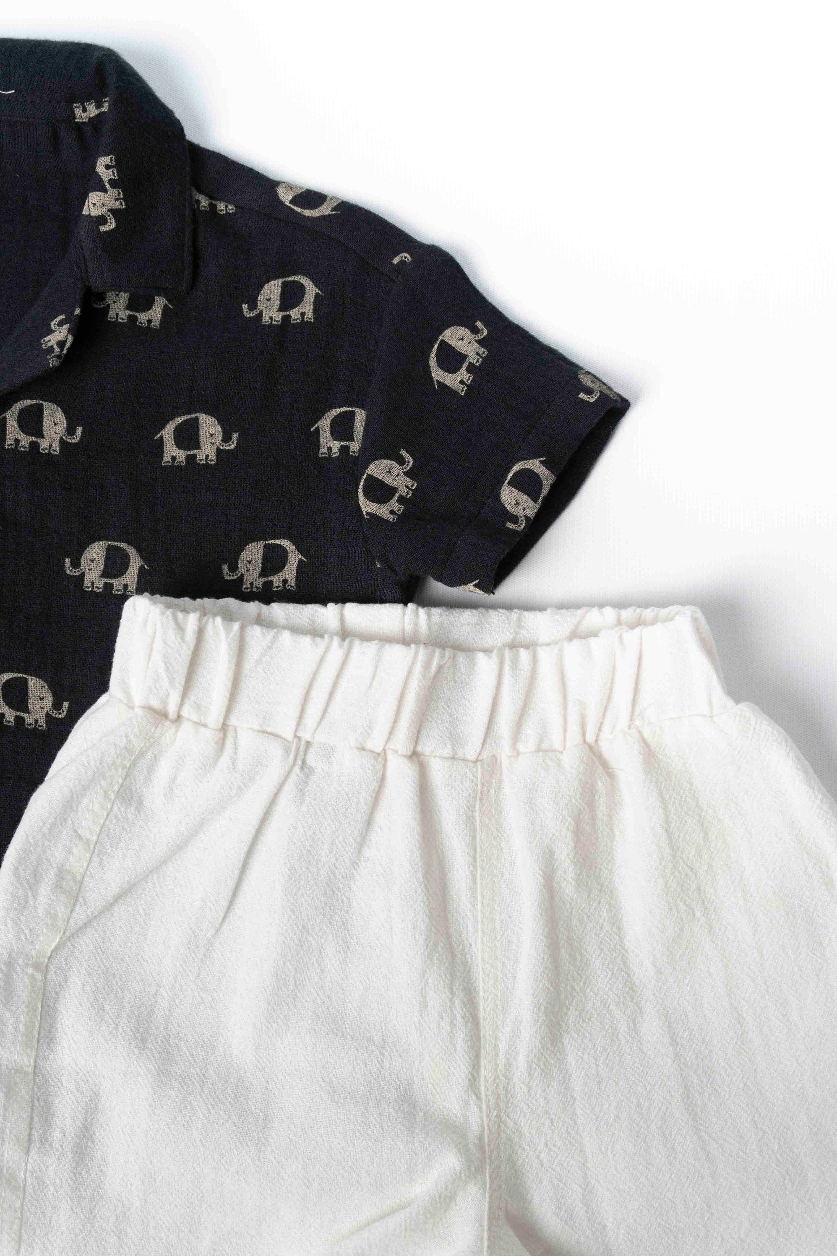 Funcle black shirt and trouser